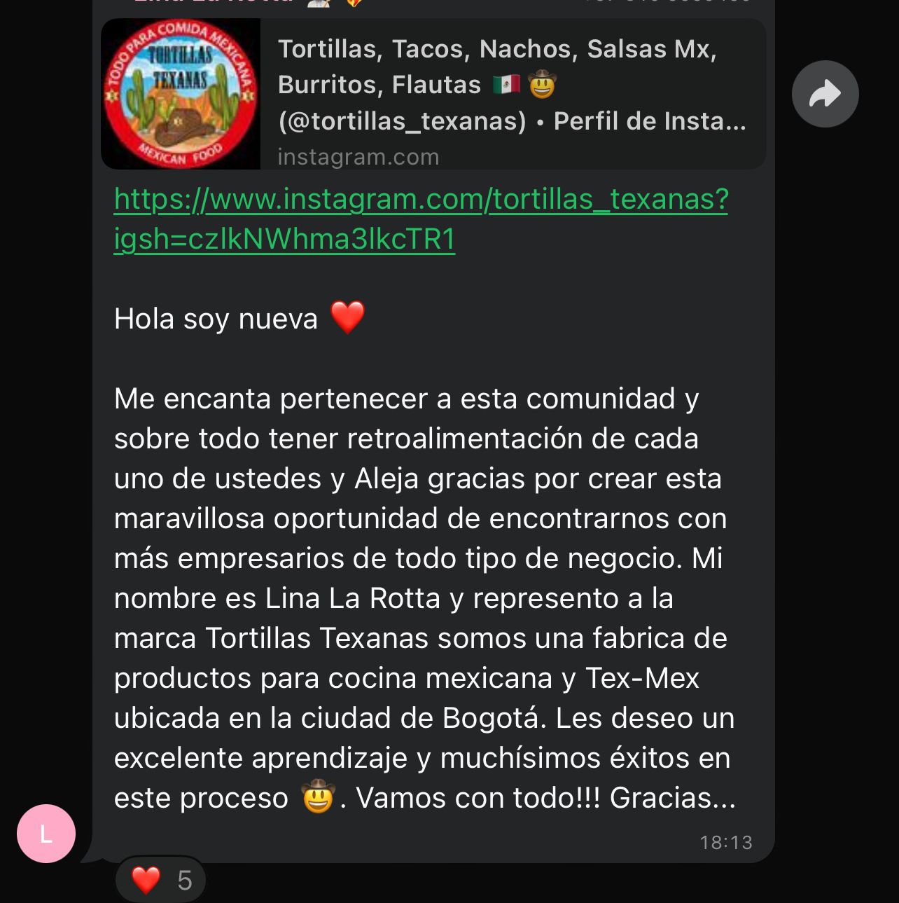 Testimonio de estudiante